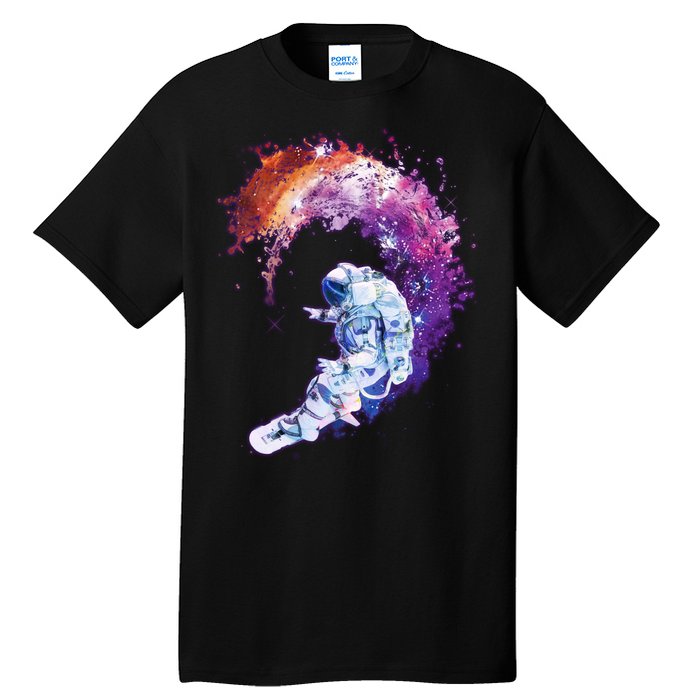 Astronaut Surfing Tall T-Shirt