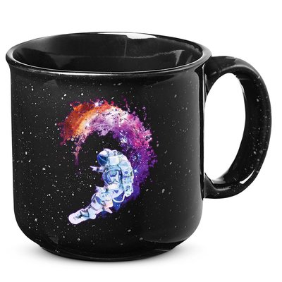 Astronaut Surfing 15oz Campfire Ceramic Mug