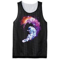 Astronaut Surfing Mesh Reversible Basketball Jersey Tank