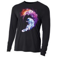 Astronaut Surfing Cooling Performance Long Sleeve Crew