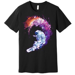 Astronaut Surfing Premium T-Shirt