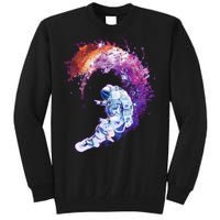 Astronaut Surfing Tall Sweatshirt