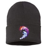 Astronaut Surfing Sustainable Knit Beanie