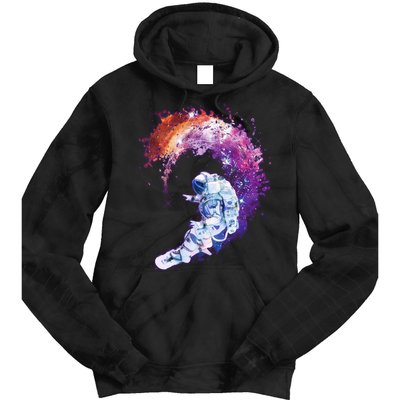 Astronaut Surfing Tie Dye Hoodie