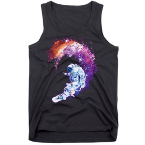 Astronaut Surfing Tank Top