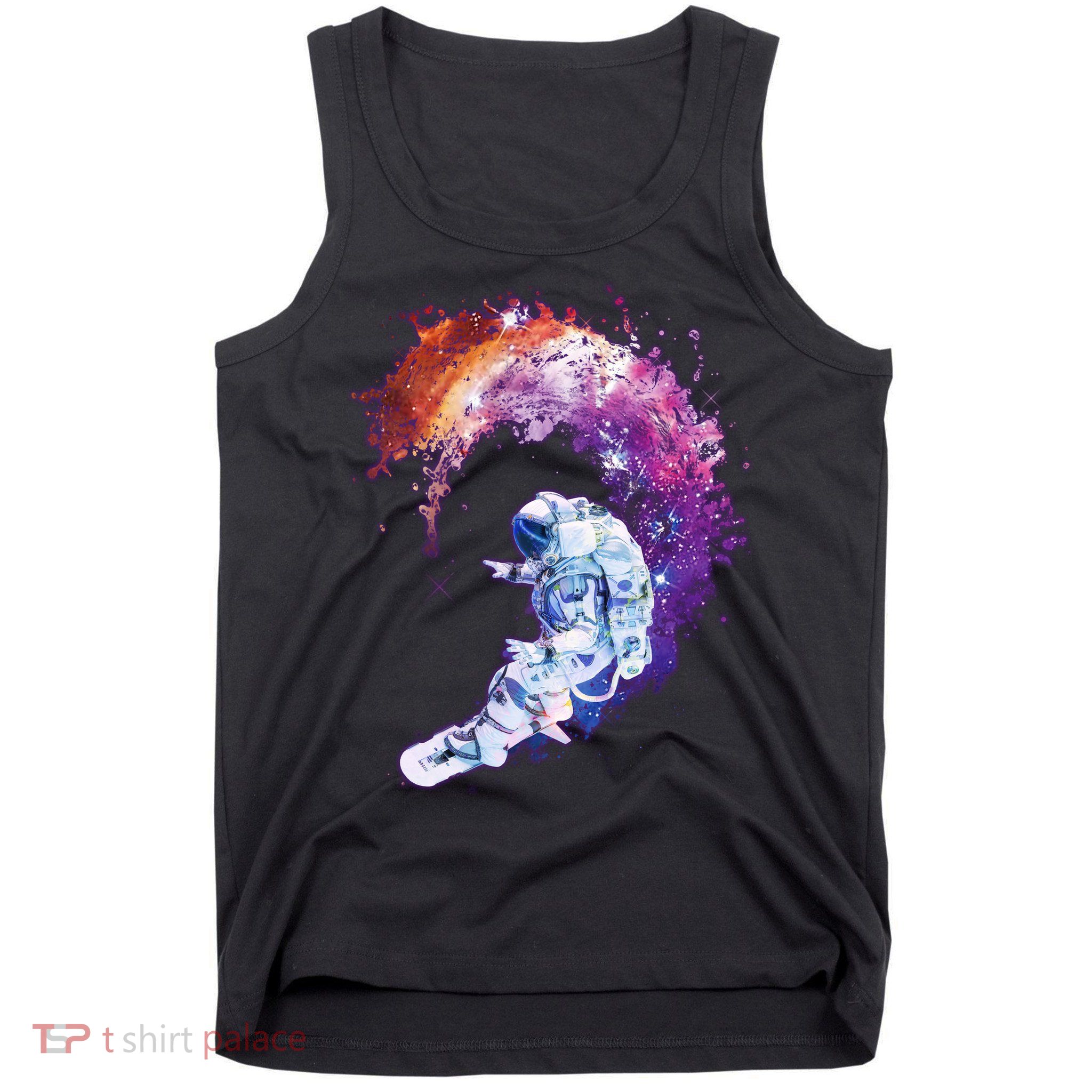 Astronaut Surfing Tank Top
