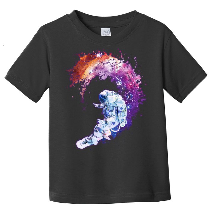 Astronaut Surfing Toddler T-Shirt