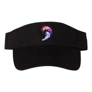 Astronaut Surfing Valucap Bio-Washed Visor