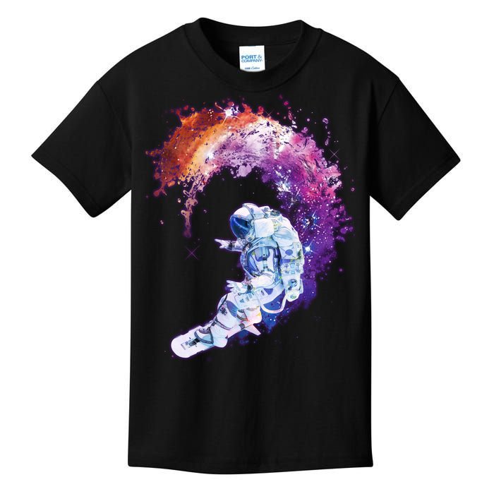 Astronaut Surfing Kids T-Shirt