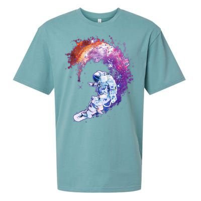 Astronaut Surfing Sueded Cloud Jersey T-Shirt