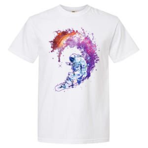 Astronaut Surfing Garment-Dyed Heavyweight T-Shirt