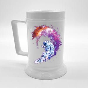 Astronaut Surfing Beer Stein