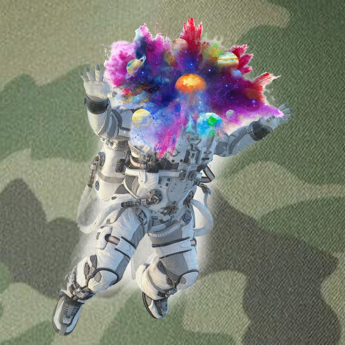 Astronaut Universe Planet Explosion Legacy Tie Dye Trucker Hat