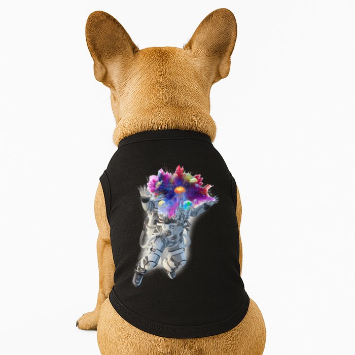 Astronaut Universe Planet Explosion Doggie Tank