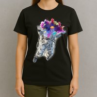 Astronaut Universe Planet Explosion T-Shirt