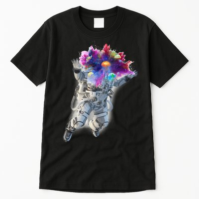 Astronaut Universe Planet Explosion Tall T-Shirt