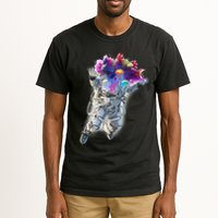 Astronaut Universe Planet Explosion Tall T-Shirt