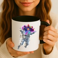 Astronaut Universe Planet Explosion Mug