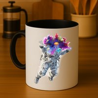 Astronaut Universe Planet Explosion Mug