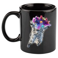 Astronaut Universe Planet Explosion 11oz C Handle Ceramic Mug