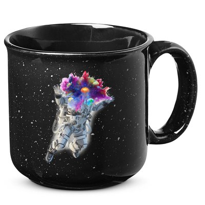 Astronaut Universe Planet Explosion 15oz Campfire Ceramic Mug