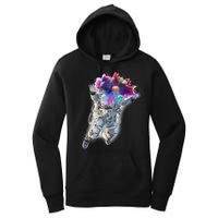 Astronaut Universe Planet Explosion Women's Pullover Hoodie