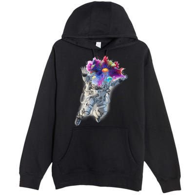 Astronaut Universe Planet Explosion Premium Pullover Hoodie