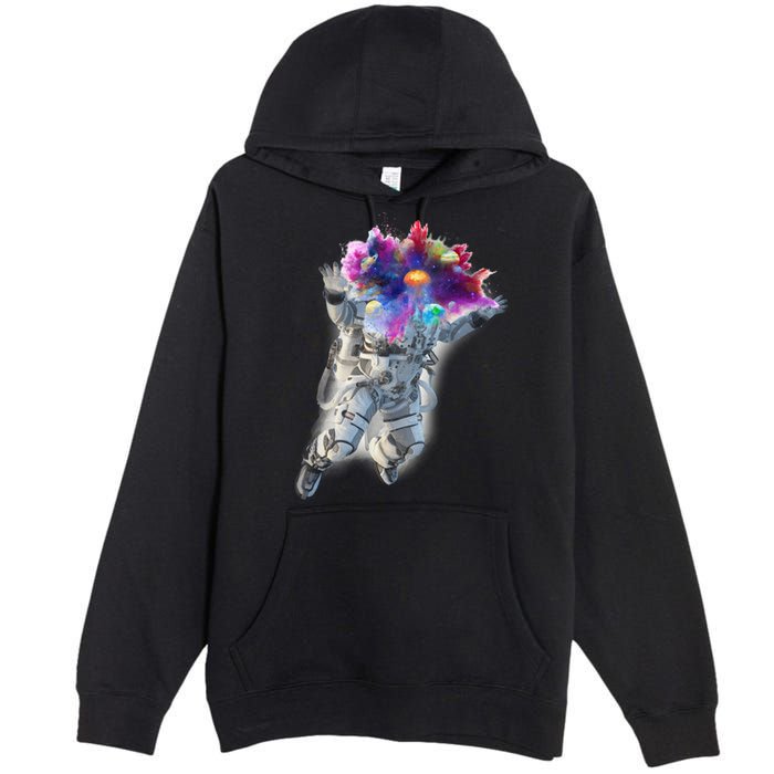 Astronaut Universe Planet Explosion Premium Pullover Hoodie