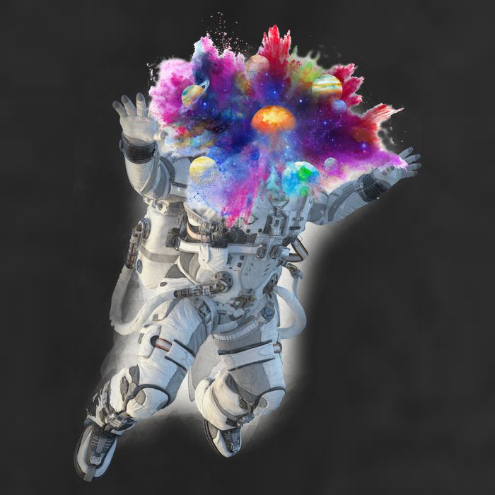Astronaut Universe Planet Explosion Tumbler