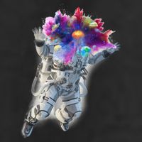 Astronaut Universe Planet Explosion 25L Jumbo Tote
