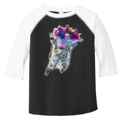 Astronaut Universe Planet Explosion Toddler Fine Jersey T-Shirt