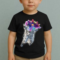 Astronaut Universe Planet Explosion Toddler T-Shirt
