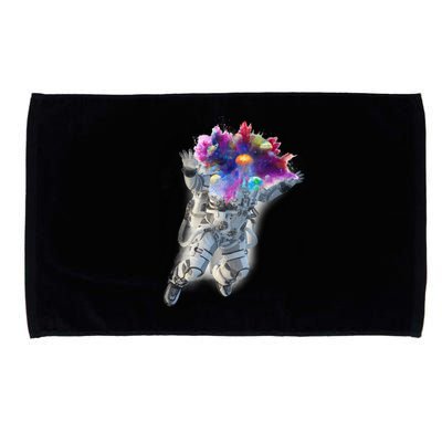 Astronaut Universe Planet Explosion Microfiber Hand Towel