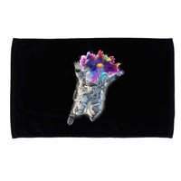 Astronaut Universe Planet Explosion Microfiber Hand Towel