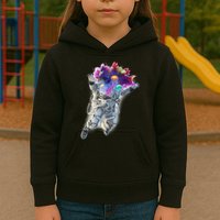 Astronaut Universe Planet Explosion Kids Hoodie