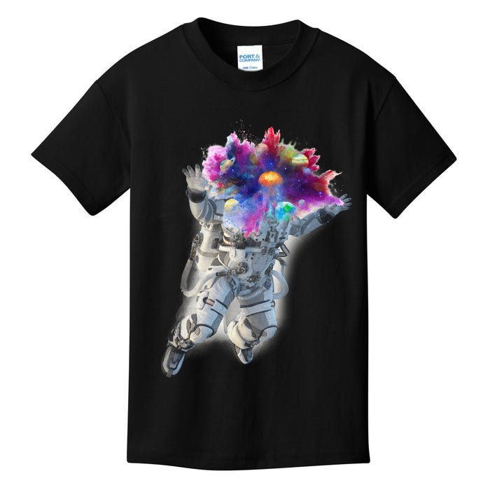 Astronaut Universe Planet Explosion Kids T-Shirt