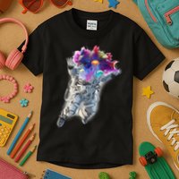 Astronaut Universe Planet Explosion Kids T-Shirt