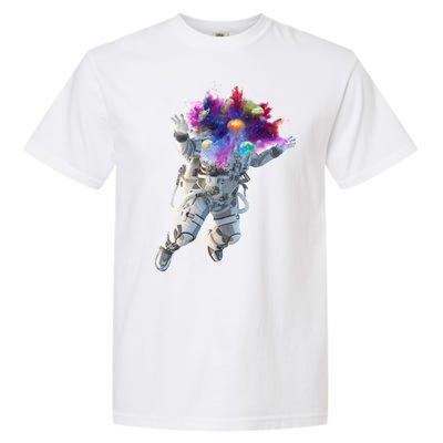 Astronaut Universe Planet Explosion Garment-Dyed Heavyweight T-Shirt