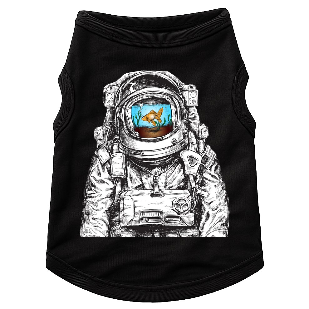 Astronaut With Goldfish Doggie Tank