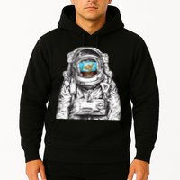 Astronaut With Goldfish Hoodie