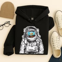 Astronaut With Goldfish Hoodie