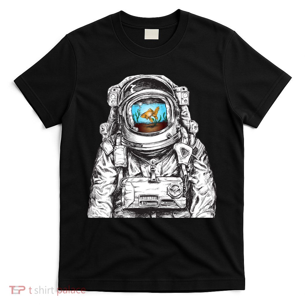 Astronaut With Goldfish T-Shirt