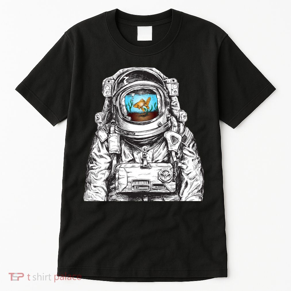 Astronaut With Goldfish Tall T-Shirt