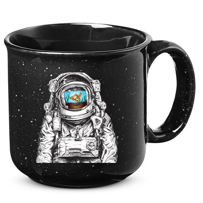 Astronaut With Goldfish 15oz Campfire Ceramic Mug