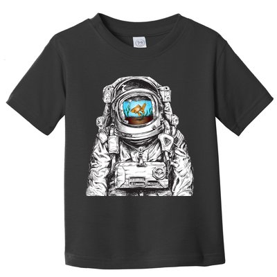 Astronaut With Goldfish Toddler T-Shirt