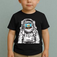 Astronaut With Goldfish Toddler T-Shirt