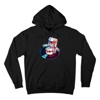 Astronaut Yoga Music Record Hoodie