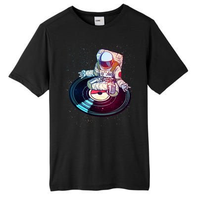 Astronaut Yoga Music Record Tall Fusion ChromaSoft Performance T-Shirt