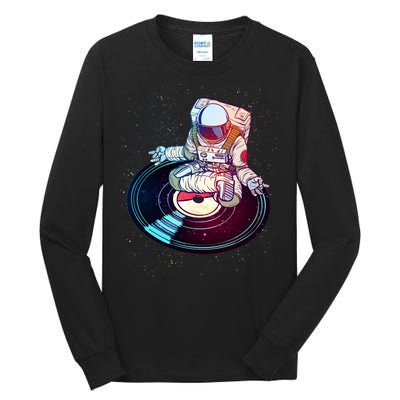 Astronaut Yoga Music Record Tall Long Sleeve T-Shirt