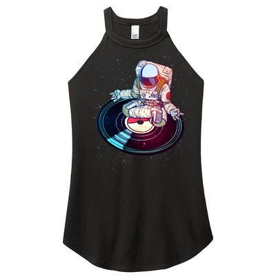 Astronaut Yoga Music Record Women’s Perfect Tri Rocker Tank